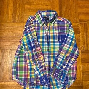 Plaid Ralph Lauren button down size 3t like new